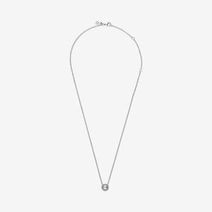 🛒Pandora Round Sparkle Halo Necklace
